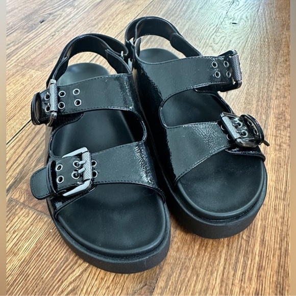 Old Navy Shoes - Old Navy Black Sandals with Buckles
